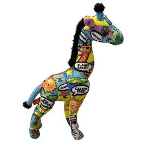K&M International Wild Republic Eco-Friendly Message Giraffe 16"  Stuffed